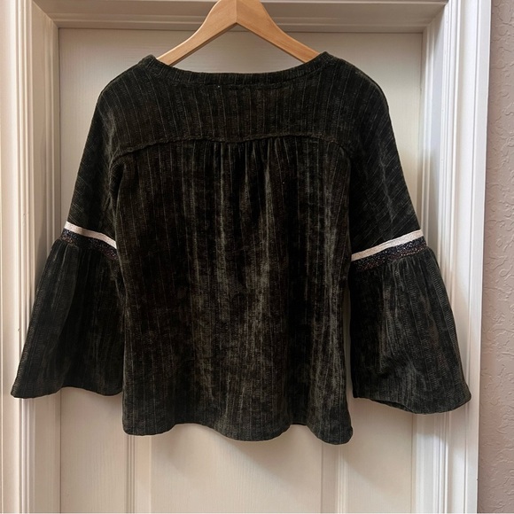 THML Chenille Velvet Bell Sleeve Sweater Top, Anthropologie, size small - Picture 7 of 10